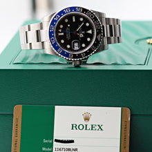 Load image into Gallery viewer, Rolex GMT Master II ref. 116710BLNR (Batman) - Full Set

