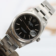 Cargar imagen en el visor de la galería, Rolex Date ref. 15200 Black Dial Oyster Bracelet - Full Set

