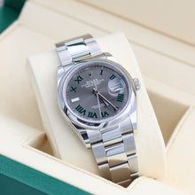 Załaduj obraz do przeglądarki galerii, Rolex Datejust ref. 126200 Wimbledon Dial Oyster Bracelet - Full Set
