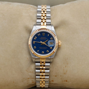 Rolex Datejust Lady ref. 69173 Steel/Gold - Blue Millennary Dial - Jubilee Bracelet