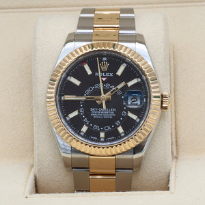 Rolex Skydweller Steel/Gold ref. 326933 Black Dial - Oyster bracelet