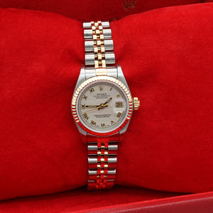Rolex Datejust Lady ref. 69173 Steel/Gold - Jubilee Bracelet - Cream Pyramid Dial - Jubilee Bracelet