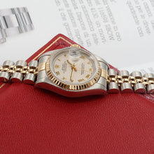 Charger l'image dans la galerie, Rolex Datejust Lady ref. 69173 Steel/Gold - Jubilee Bracelet - Cream Pyramid Dial - Jubilee Bracelet
