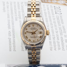 Charger l'image dans la galerie, Rolex Datejust Lady ref. 69173 Steel/Gold - Jubilee Bracelet - Cream Pyramid Dial - Jubilee Bracelet
