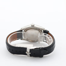 Load image into Gallery viewer, Rolex Precision ref. 6694 - Silver Dial with Golden Indexes - Leather Strap
