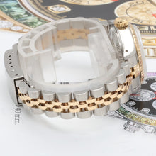 Charger l'image dans la galerie, Rolex Datejust Lady ref. 69173 Steel/Gold - Jubilee Bracelet - Cream Pyramid Dial - Jubilee Bracelet
