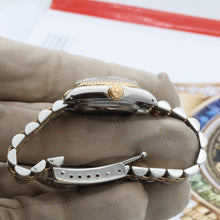 Charger l'image dans la galerie, Rolex Datejust Lady ref. 69173 Steel/Gold - Jubilee Bracelet - Cream Pyramid Dial - Jubilee Bracelet
