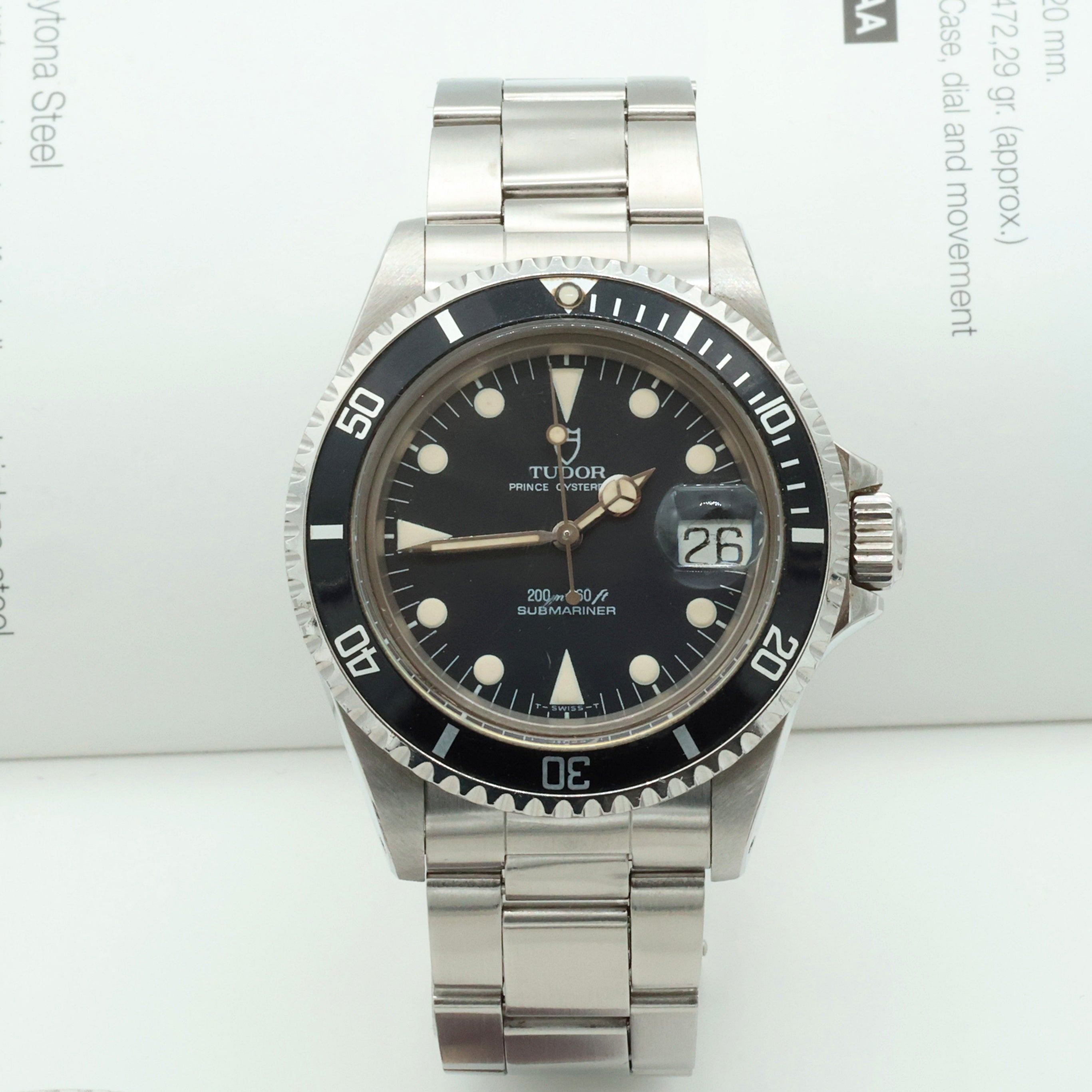 Tudor Submariner ref. 79090 Oyster bracelet with Original Papers