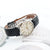 Rolex Precision ref. 6694 - Silver Dial with Golden Indexes - Leather Strap