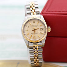 Load image into Gallery viewer, Rolex Lady-Datejust ref. 6917 - Steel and Gold - Cream Dial - Jubilee Bracelet
