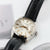 Rolex Precision ref. 6694 - Silver Dial with Golden Indexes - Leather Strap