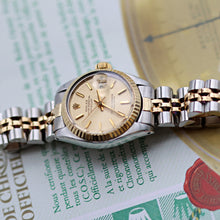 Load image into Gallery viewer, Rolex Lady-Datejust ref. 6917 - Steel and Gold - Cream Dial - Jubilee Bracelet
