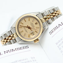Load image into Gallery viewer, Rolex Lady-Datejust ref. 6917 - Steel and Gold - Cream Dial - Jubilee Bracelet
