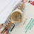 Rolex Datejust Lady ref. 69173 Steel/Gold- Jubilee Bracelet - Champagne Linen Dial - Full Set