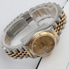 Indlæs billede til gallerivisning Rolex Datejust Lady ref. 69173 Steel/Gold- Jubilee Bracelet - Champagne Linen Dial - Full Set

