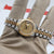 Rolex Datejust Lady ref. 69173 Steel/Gold- Jubilee Bracelet - Champagne Linen Dial - Full Set