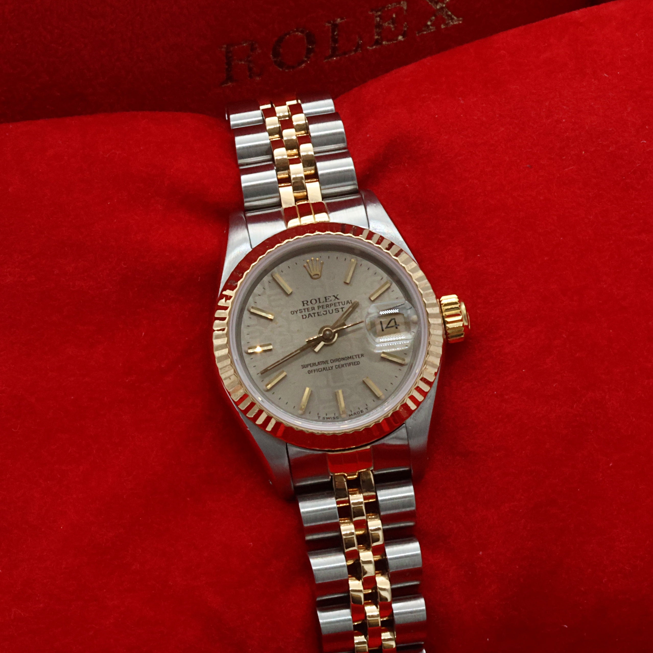 Rolex Datejust Lady ref. 69173 Steel/Gold - Grey Millennary Dial - Jubilee Bracelet