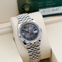 Carica l'immagine nel visualizzatore di Gallery, Rolex Datejust ref. 126234 Wimbledon Dial Jubilee bracelet - Full Set
