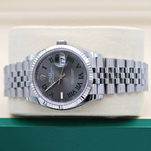 Carica l'immagine nel visualizzatore di Gallery, Rolex Datejust ref. 126234 Wimbledon Dial Jubilee bracelet - Full Set
