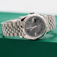 Carica l'immagine nel visualizzatore di Gallery, Rolex Datejust ref. 126234 Wimbledon Dial Jubilee bracelet - Full Set
