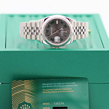 Carica l'immagine nel visualizzatore di Gallery, Rolex Datejust ref. 126234 Wimbledon Dial Jubilee bracelet - Full Set
