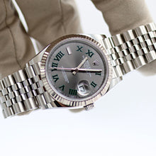 Carica l'immagine nel visualizzatore di Gallery, Rolex Datejust ref. 126234 Wimbledon Dial Jubilee bracelet - Full Set
