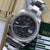 Rolex Datejust II ref. 116334 Black Roman Dial Oyster Bracelet - Full Set
