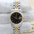 Rolex Datejust Lady ref. 69173 Steel/Gold- Jubilee Bracelet - Black Dial with Golden Indexes