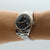 Rolex Datejust II ref. 116334 Black Roman Dial Oyster Bracelet - Full Set