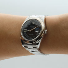 Cargar imagen en el visor de la galería, Rolex Datejust II ref. 116334 Black Roman Dial Oyster Bracelet - Full Set
