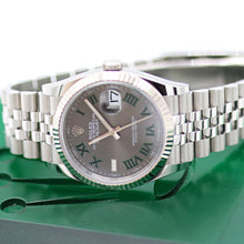 Carica l'immagine nel visualizzatore di Gallery, Rolex Datejust ref. 126234 Wimbledon Dial Jubilee bracelet - Full Set
