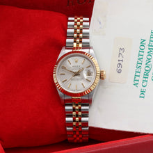 Load image into Gallery viewer, Rolex Datejust Lady ref. 69173 Steel/Gold- Silver Dial - Jubilee Bracelet - Full Set
