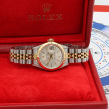 Load image into Gallery viewer, Rolex Datejust Lady ref. 69173 Steel/Gold- Silver Dial - Jubilee Bracelet - Full Set
