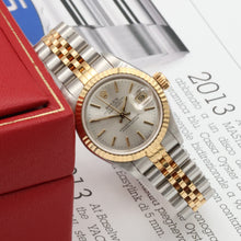 Load image into Gallery viewer, Rolex Datejust Lady ref. 69173 Steel/Gold- Silver Dial - Jubilee Bracelet - Full Set
