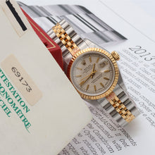 Load image into Gallery viewer, Rolex Datejust Lady ref. 69173 Steel/Gold - Millennnary Cream Dial (No Numbers) - Jubilee Bracelet - Full Set
