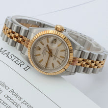 Load image into Gallery viewer, Rolex Datejust Lady ref. 69173 Steel/Gold - Millennnary Cream Dial (No Numbers) - Jubilee Bracelet - Full Set
