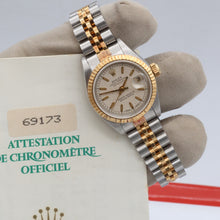 Load image into Gallery viewer, Rolex Datejust Lady ref. 69173 Steel/Gold - Millennnary Cream Dial (No Numbers) - Jubilee Bracelet - Full Set
