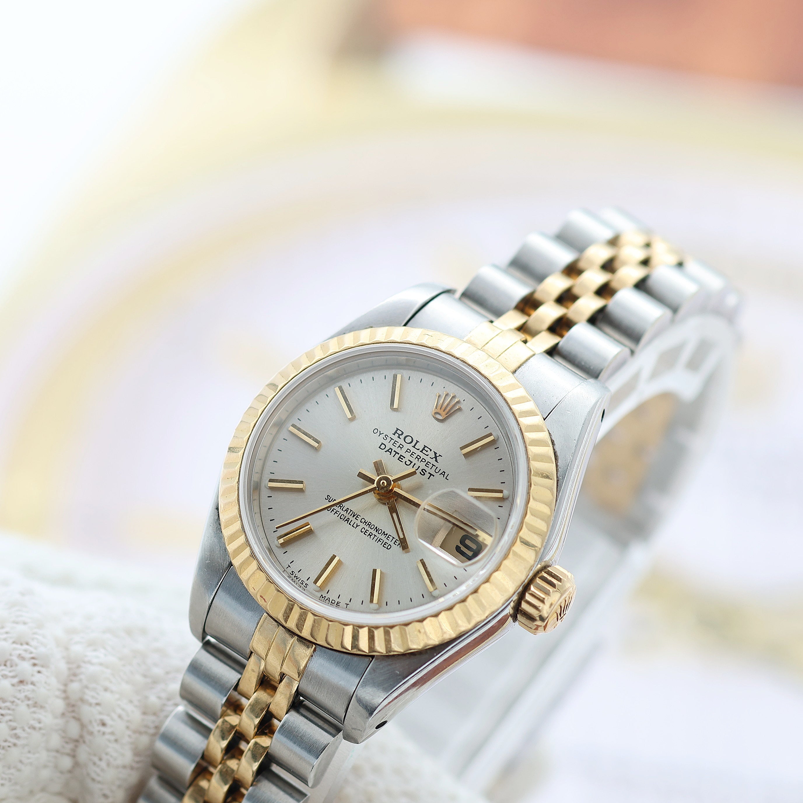 Buy Online Watch Rolex Datejust 69173 Silver Dial Jubilee