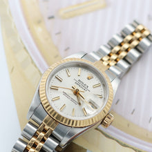 Załaduj obraz do przeglądarki galerii, Rolex Datejust Lady ref. 69173 Steel/Gold - Jubilee Bracelet - Silver Dial with Golden Indexes
