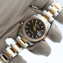 Bild in Galerie-Viewer laden, Rolex Datejust Ref. 116233 Schwarzes Zifferblatt - Austernarmband - Vollständiger Satz
