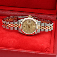 Indlæs billede til gallerivisning Rolex Datejust Lady ref. 69173 Steel/Gold - Champagne Circle Dial - Jubilee Bracelet
