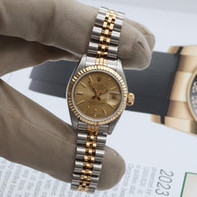 Indlæs billede til gallerivisning Rolex Datejust Lady ref. 69173 Steel/Gold - Champagne Circle Dial - Jubilee Bracelet
