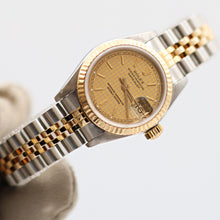 Load image into Gallery viewer, Rolex Datejust Lady ref. 69173 Steel/Gold - Houndstooth Dial - Jubilee - Full Set
