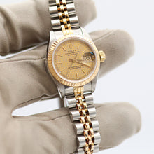 Load image into Gallery viewer, Rolex Datejust Lady ref. 69173 Steel/Gold - Houndstooth Dial - Jubilee - Full Set
