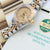 Rolex Datejust Lady ref. 69173 Steel/Gold - Houndstooth Dial - Jubilee - Full Set