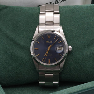 Rolex Precision Date ref. 6694 Blue Dial (Golden Indexes) - Oyster Rivet bracelet