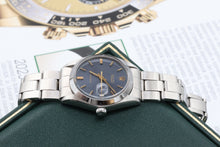 Indlæs billede til gallerivisning Rolex Precision Date ref. 6694 Blue Dial (Golden Indexes) - Oyster Rivet bracelet
