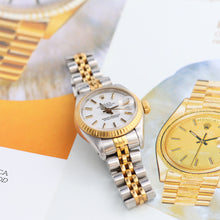 Załaduj obraz do przeglądarki galerii, Rolex Datejust Lady ref. 69173 Steel/Gold - White Dial - Full Set
