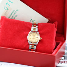 Load image into Gallery viewer, ON SALE: Rolex Datejust Lady ref. 69173 Steel/Gold - Oyster Bracelet - Tapestry Dial - Full Set
