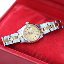 Load image into Gallery viewer, ON SALE: Rolex Datejust Lady ref. 69173 Steel/Gold - Oyster Bracelet - Tapestry Dial - Full Set
